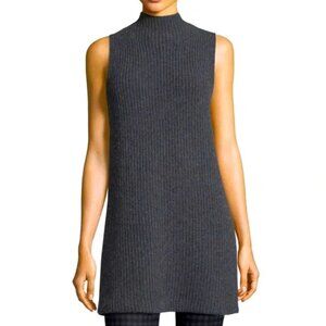 Theory Women's Embree Charmant Wool Cashmere Turtleneck Sweater Tunic Size L